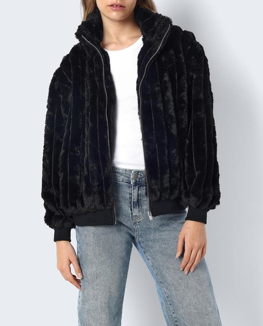 Imagen 0 de Abrigo de mujer de pelo sintético