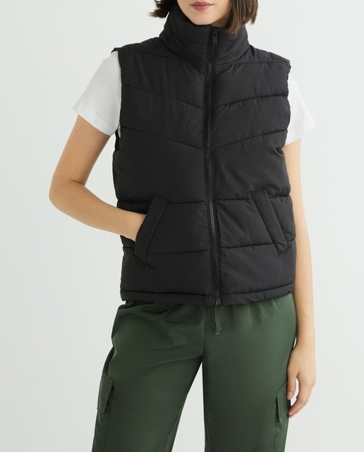 Imagen 0 de Chaleco de mujer corto acolchado