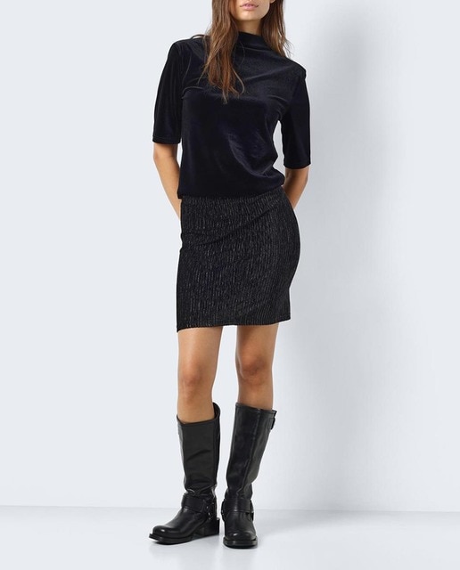 Imagen 0 de Falda corta de tiro alto