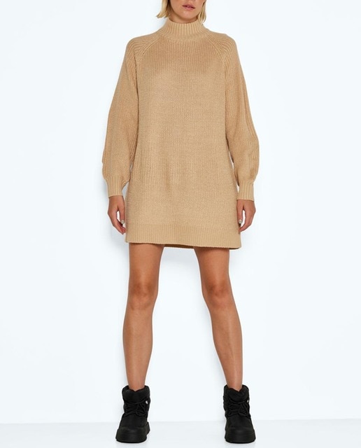 Imagen 0 de Vestido punto de mujer cuello alto