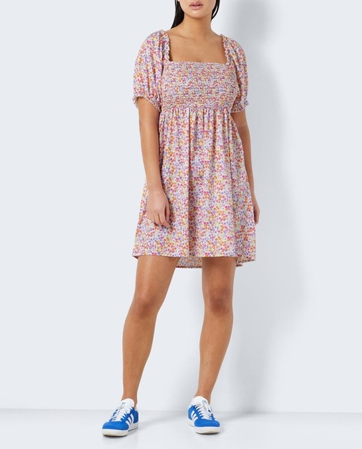 Imagen 0 de Vestido corto de mujer nido de abeja