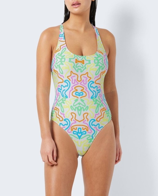 Imagen 0 de Bañador de mujer de escote cuadrado