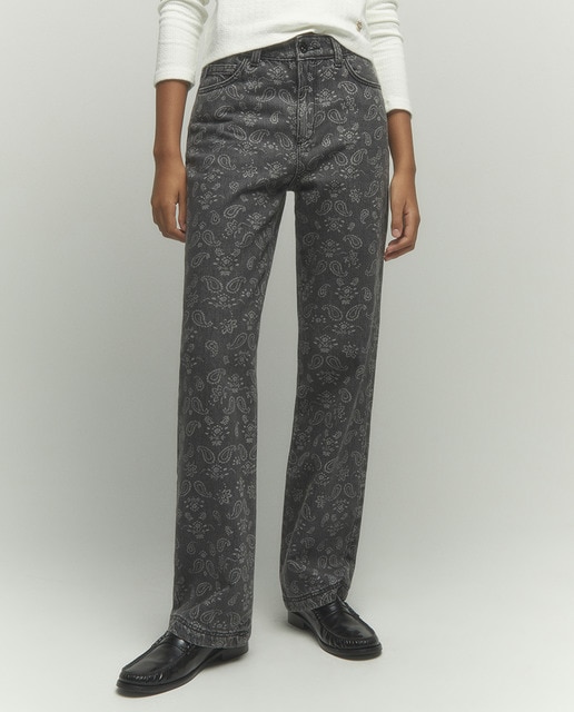 Imagen 0 de Pantalón vaquero de mujer recto