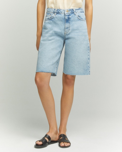 Imagen 0 de Bermuda vaquera efecto lavado mujer