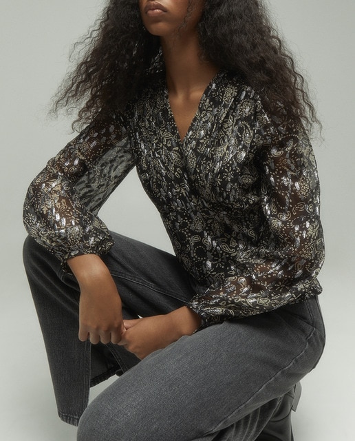 Imagen 0 de Blusa de mujer con manga larga