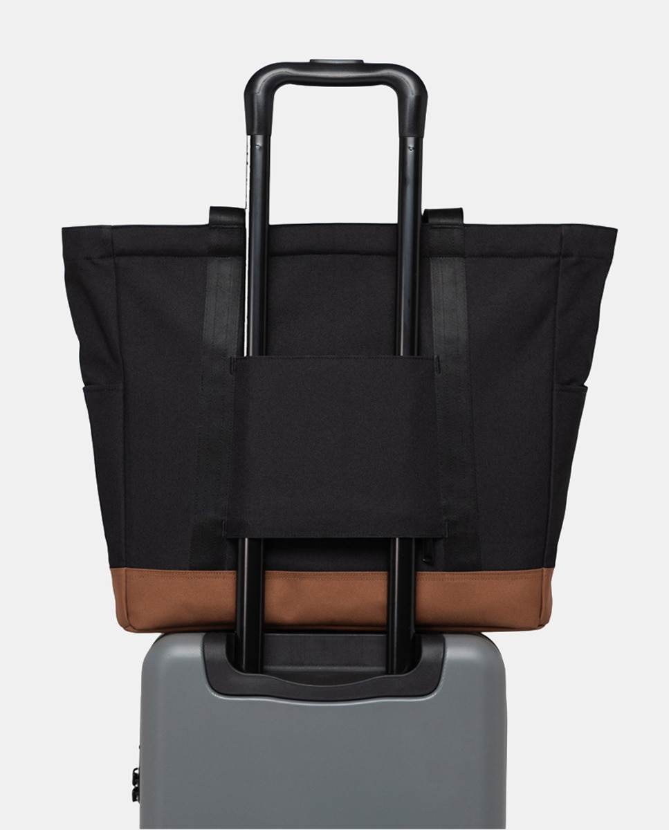 Mala de Ombro Heritage Tote - Preto Preto-4
