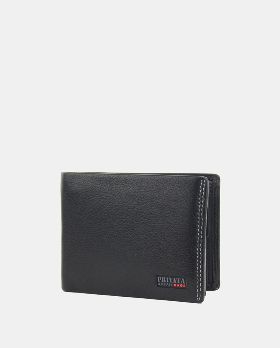Carteira em Pele Preto-2
