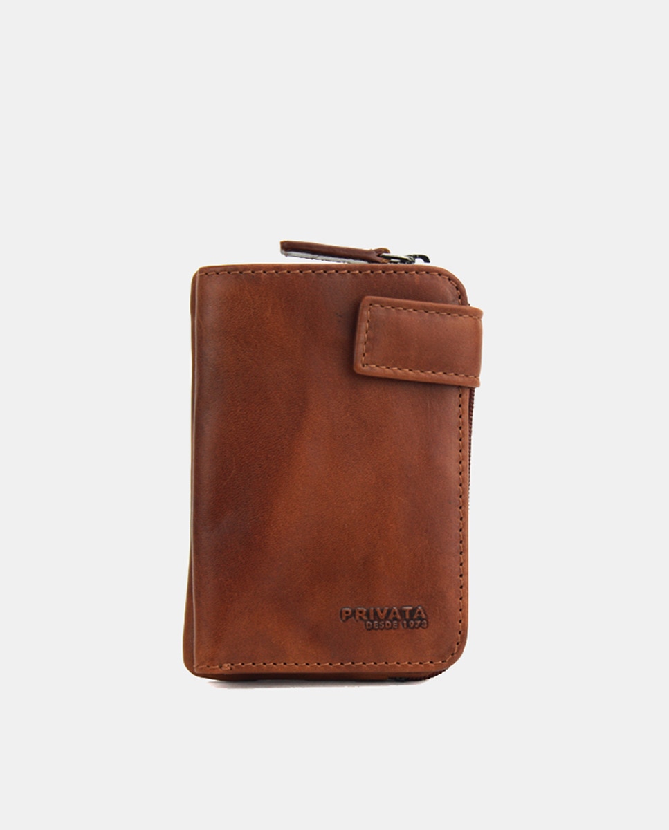 Carteira em Pele Couro-1