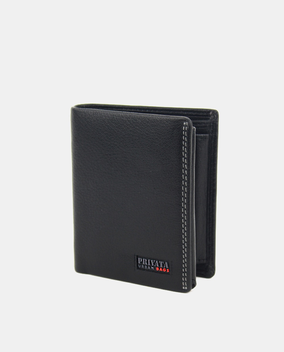 Carteira em Pele Preto-2