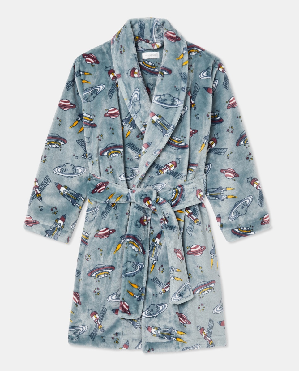 Robe Estampado Verde-3