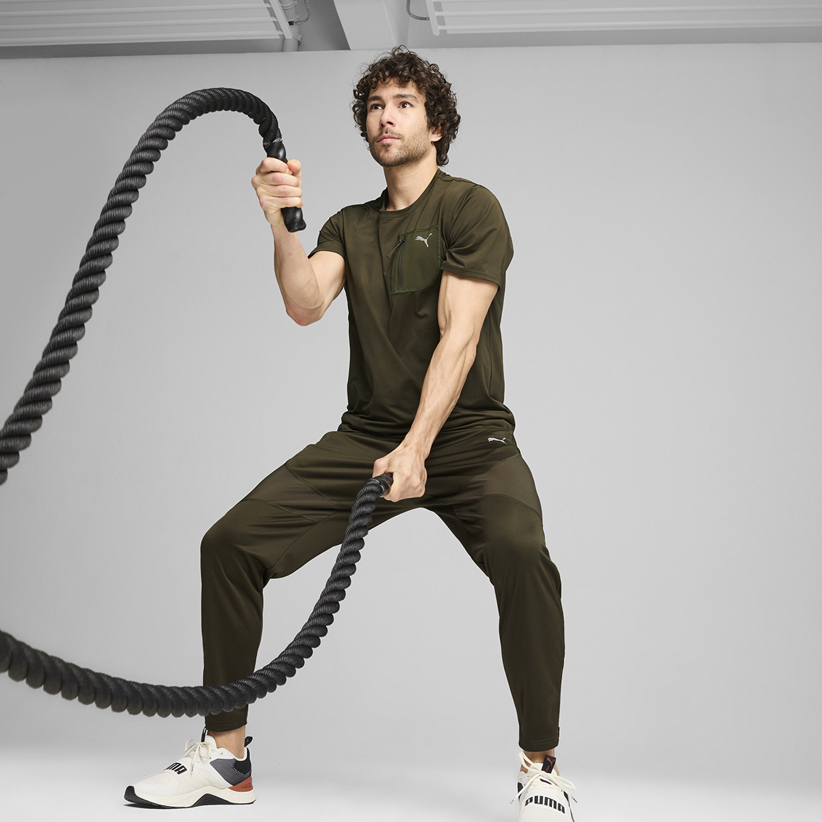 T-shirt de Homem Flex Cargo Tee Verde-3