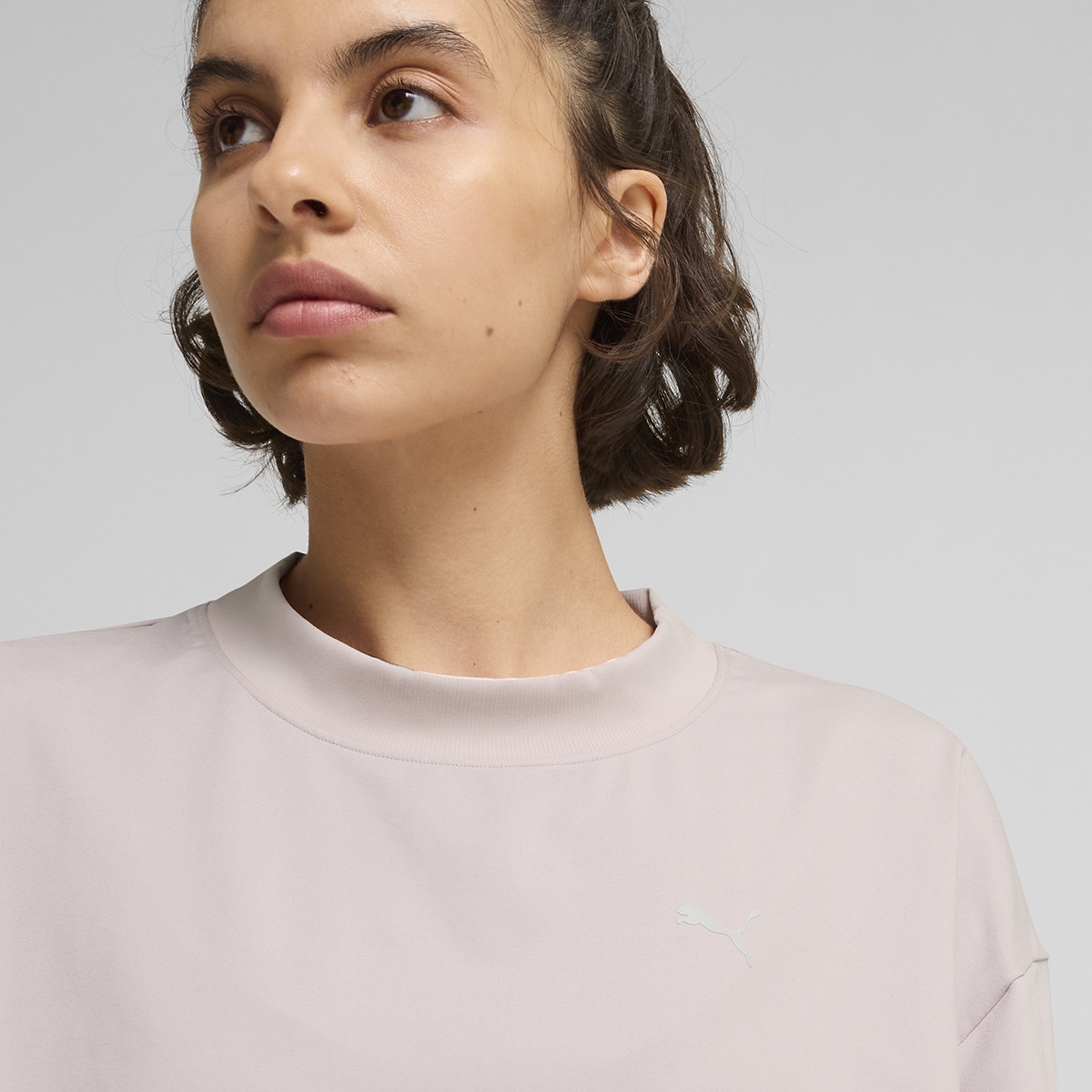 Sweatshirt de Mulher Studio Cloudspun Crew - Short Rosa-3