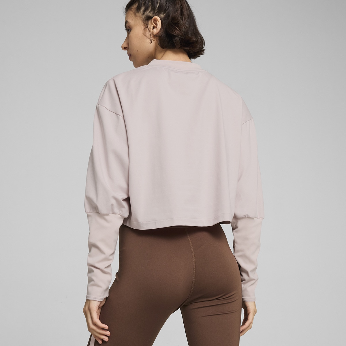 Sweatshirt de Mulher Studio Cloudspun Crew - Short Rosa-2