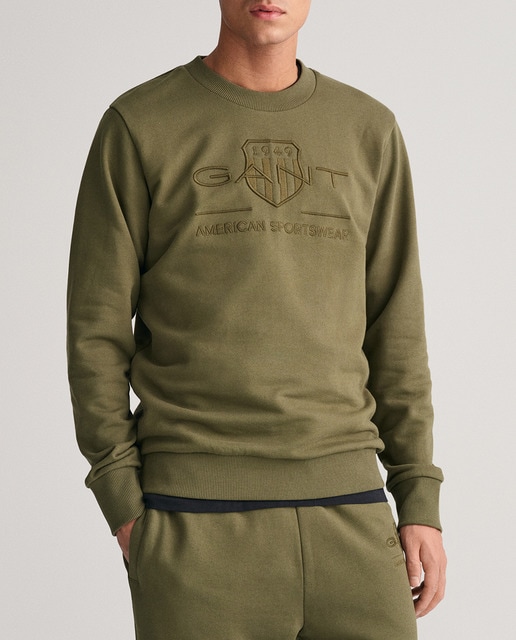 Imagen 0 de Sudadera Tonal Shield de cuello redondo