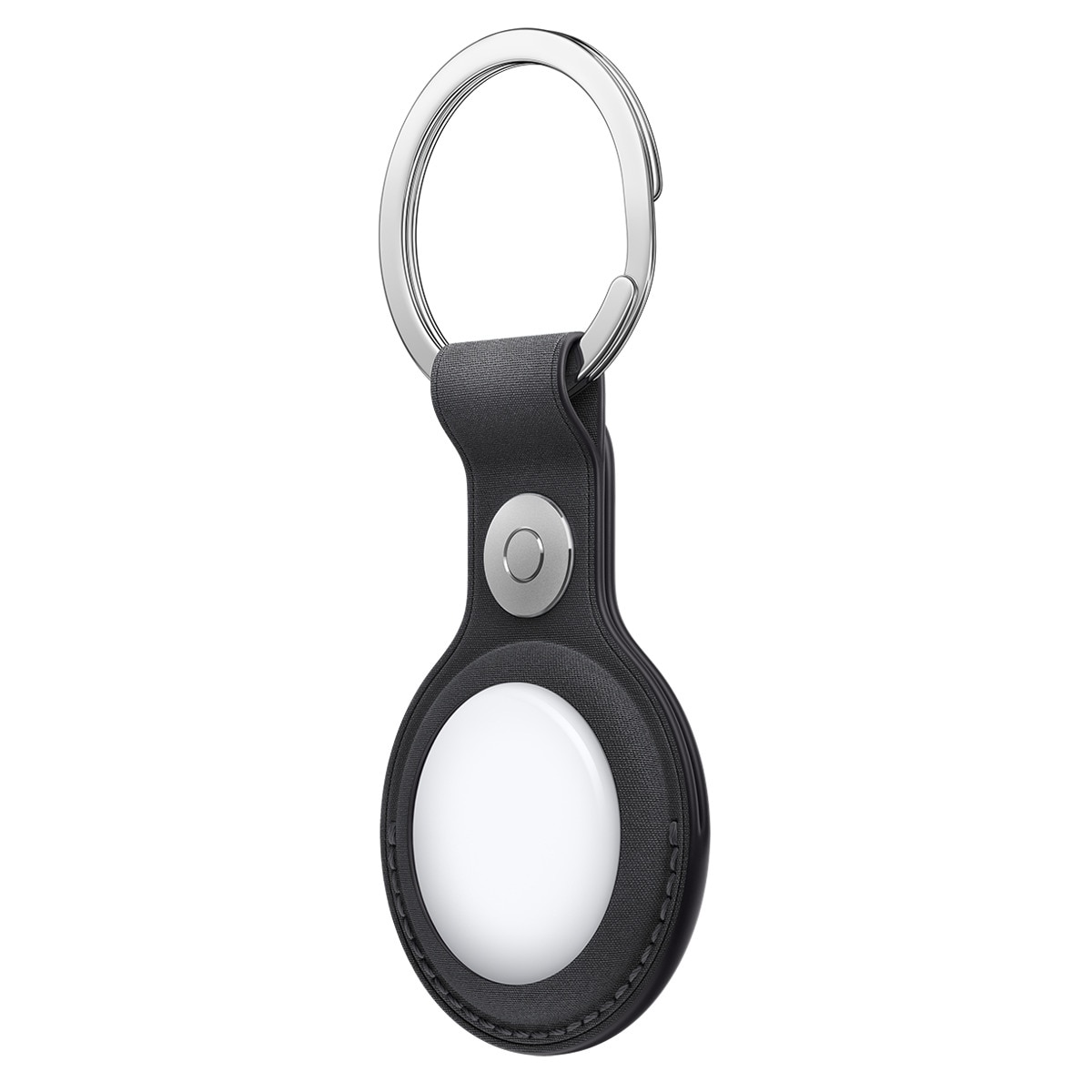 Porta-Chaves de Trançado Fino para Apple AirTag - Preto 2