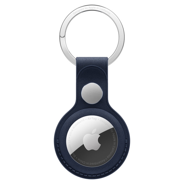 Imagem 0 de Porta-Chaves de Trançado Fino para Apple AirTag - Azul Escuro