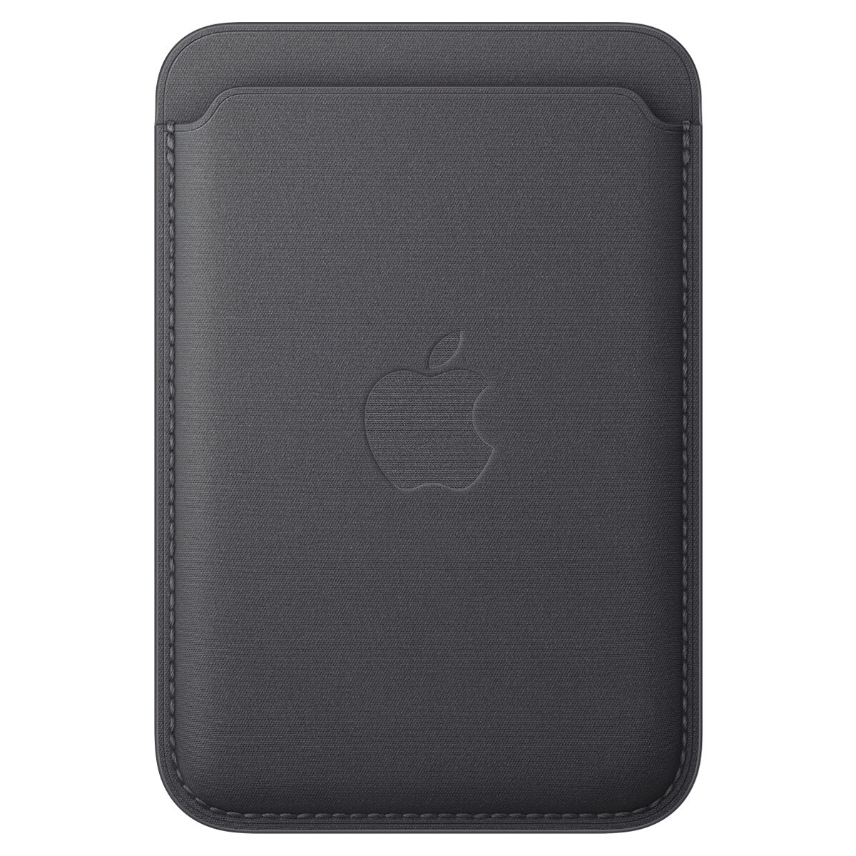 Cartera de trenzado fino Negro Apple con MagSafe para iPhone 1