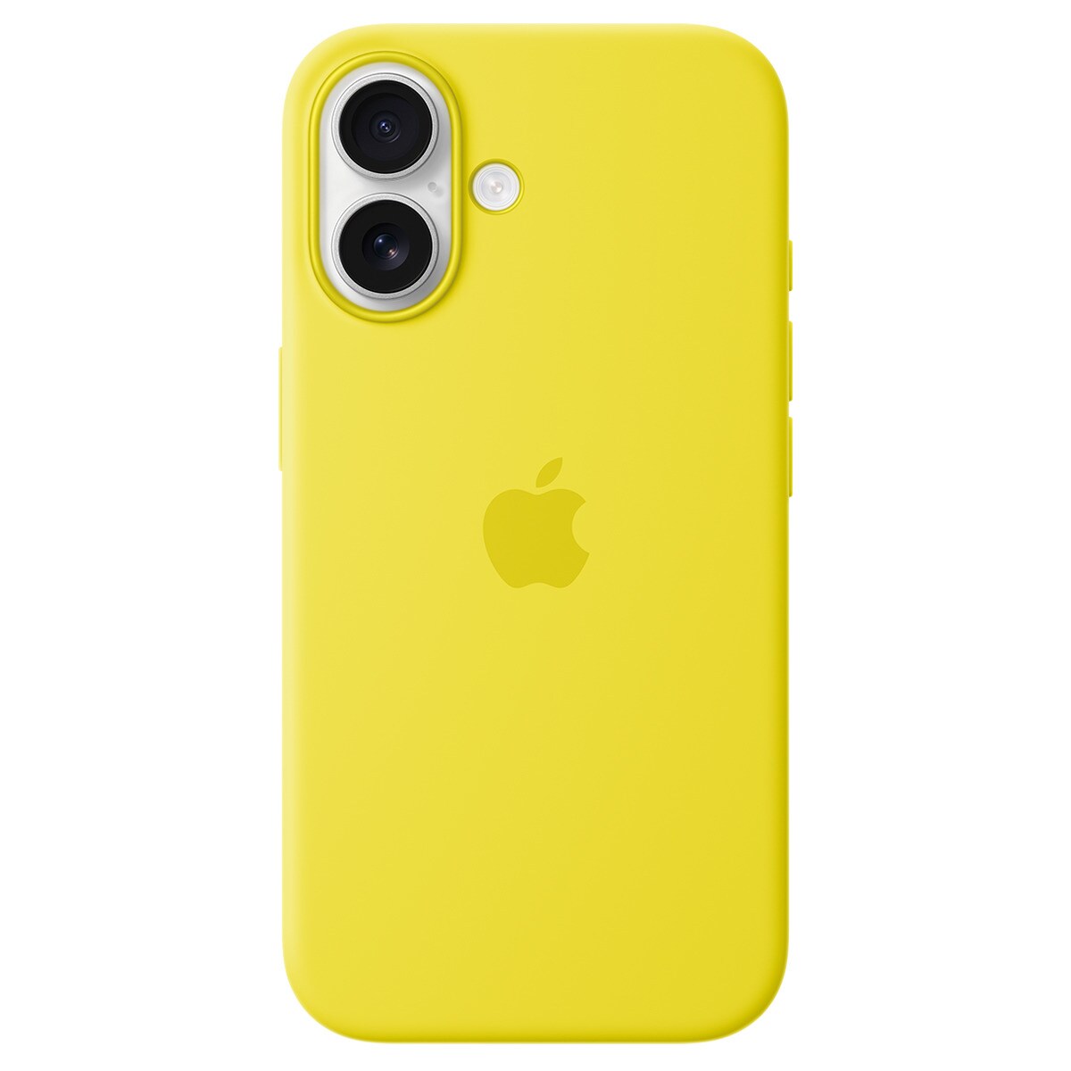 Funda de silicona Amarillo carambola Apple con MagSafe para iPhone 16 1