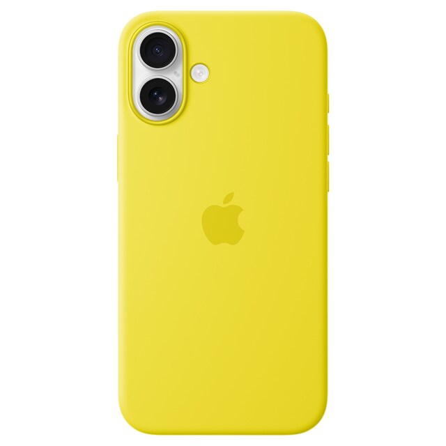 Imagen 0 de Funda de silicona Amarillo carambola Apple con MagSafe para iPhone 16 Plus