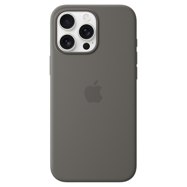 Imagem 0 de Capa de Silicone Apple com MagSafe para iPhone 16 Pro Max - Stone Grey