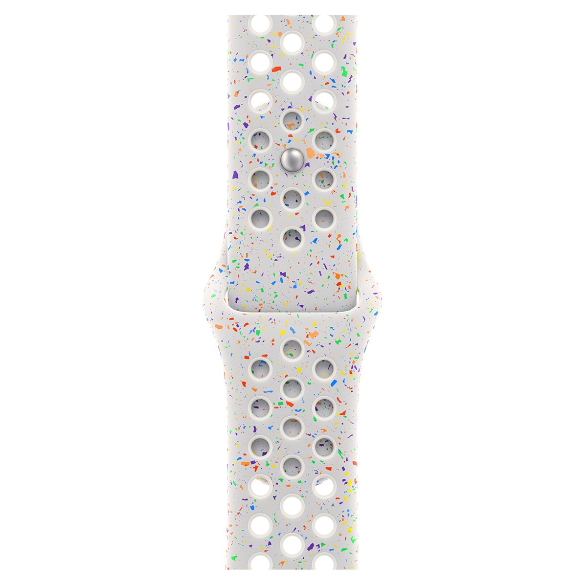 Correa Deportiva Apple Nike en color platino puro para Apple Watch