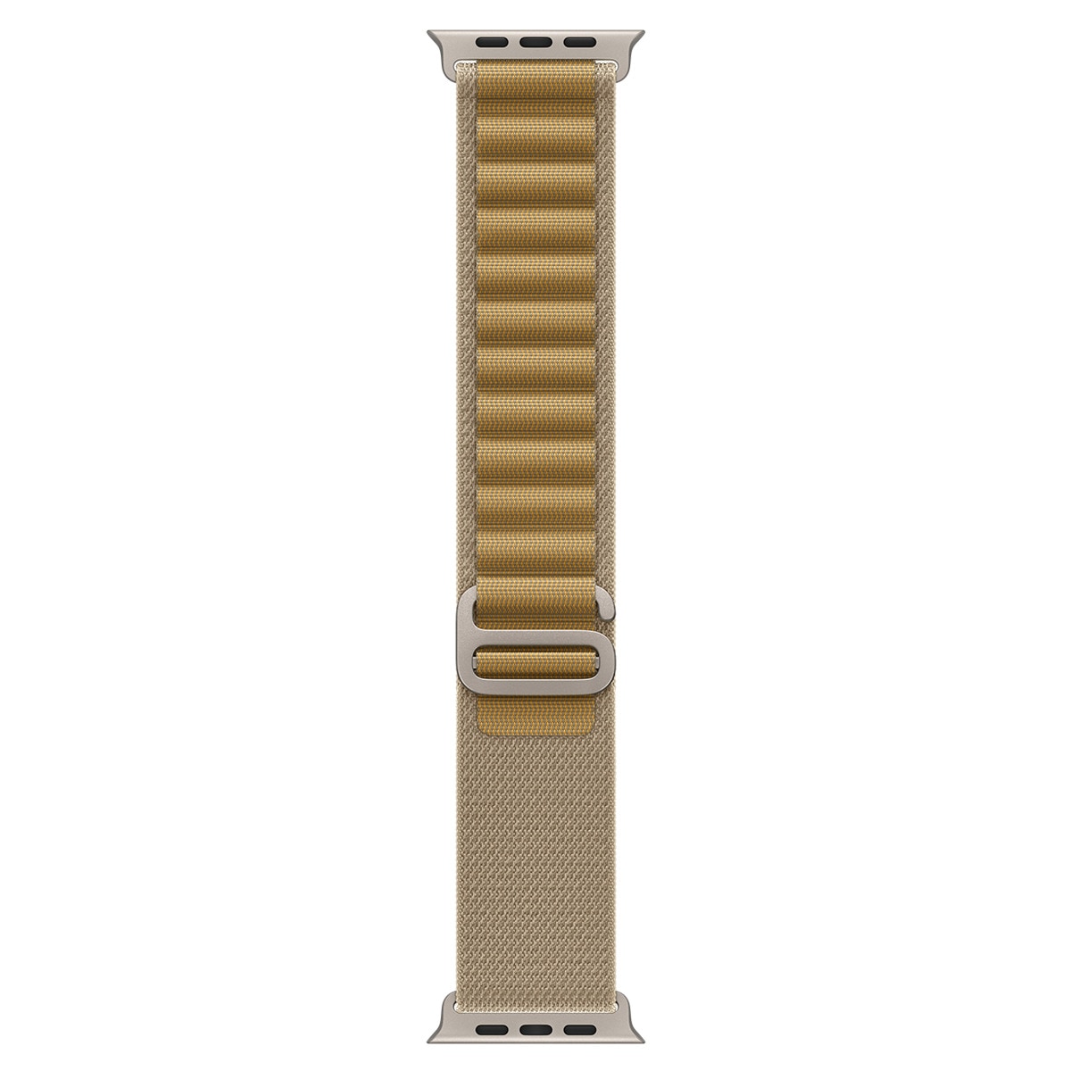 Correa Apple Loop Alpine en color canela para Apple Watch de 49mm - Mediana - Titanio negro Canela-1