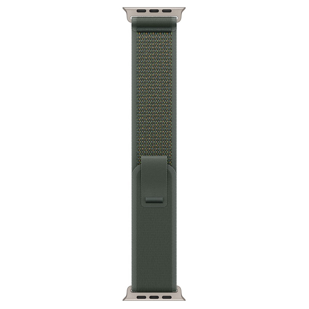 Correa Apple Loop Trail en color verde para Apple Watch de 49mm - Talla S/M - Titanio negro Verde-1