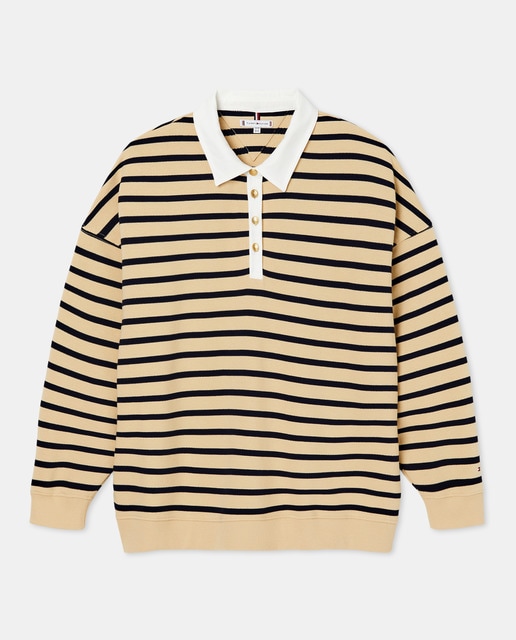 Imagen 0 de Sudadera de mujer con cuello redondo y fit regular