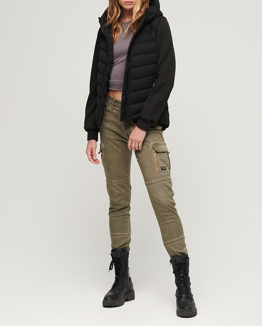 Imagen 0 de Chaqueta híbrida de mujer acolchada con capucha Storm