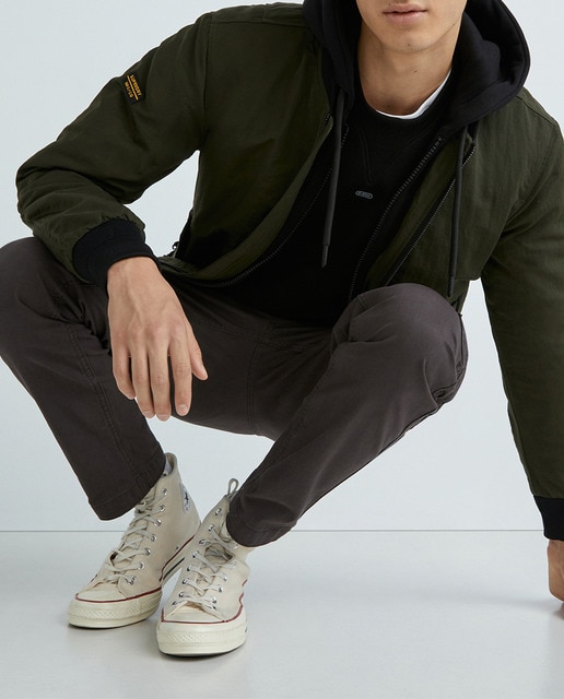 Imagen 0 de Cazadora Bomber con capucha Military MA1