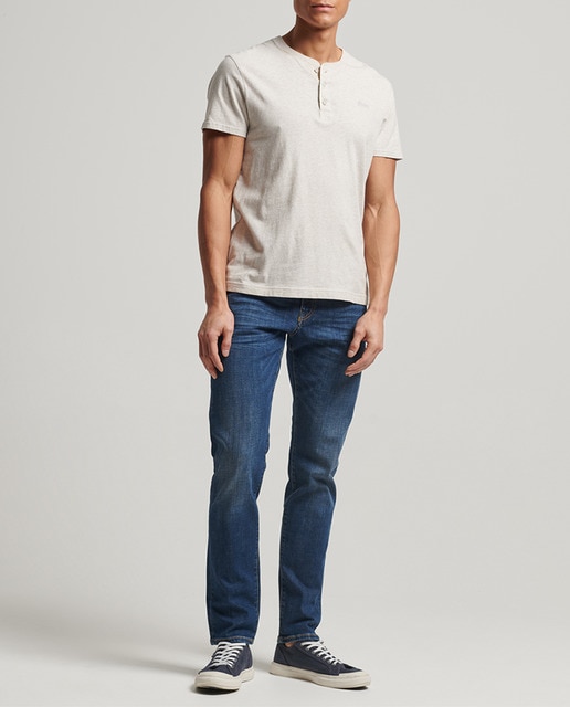 Imagen 0 de Vaqueros de hombre entallados de algodón ecológico