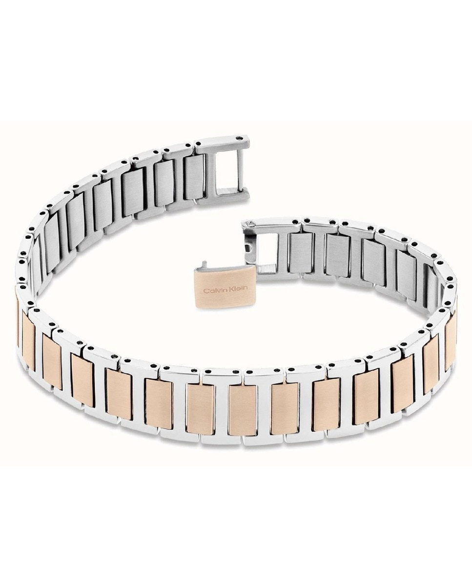 Pulseira em Aço - Prateado/Dourado 2