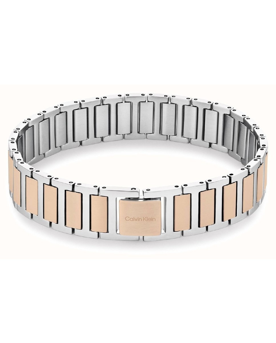 Imagem 0 de Pulseira em Aço - Prateado/Dourado