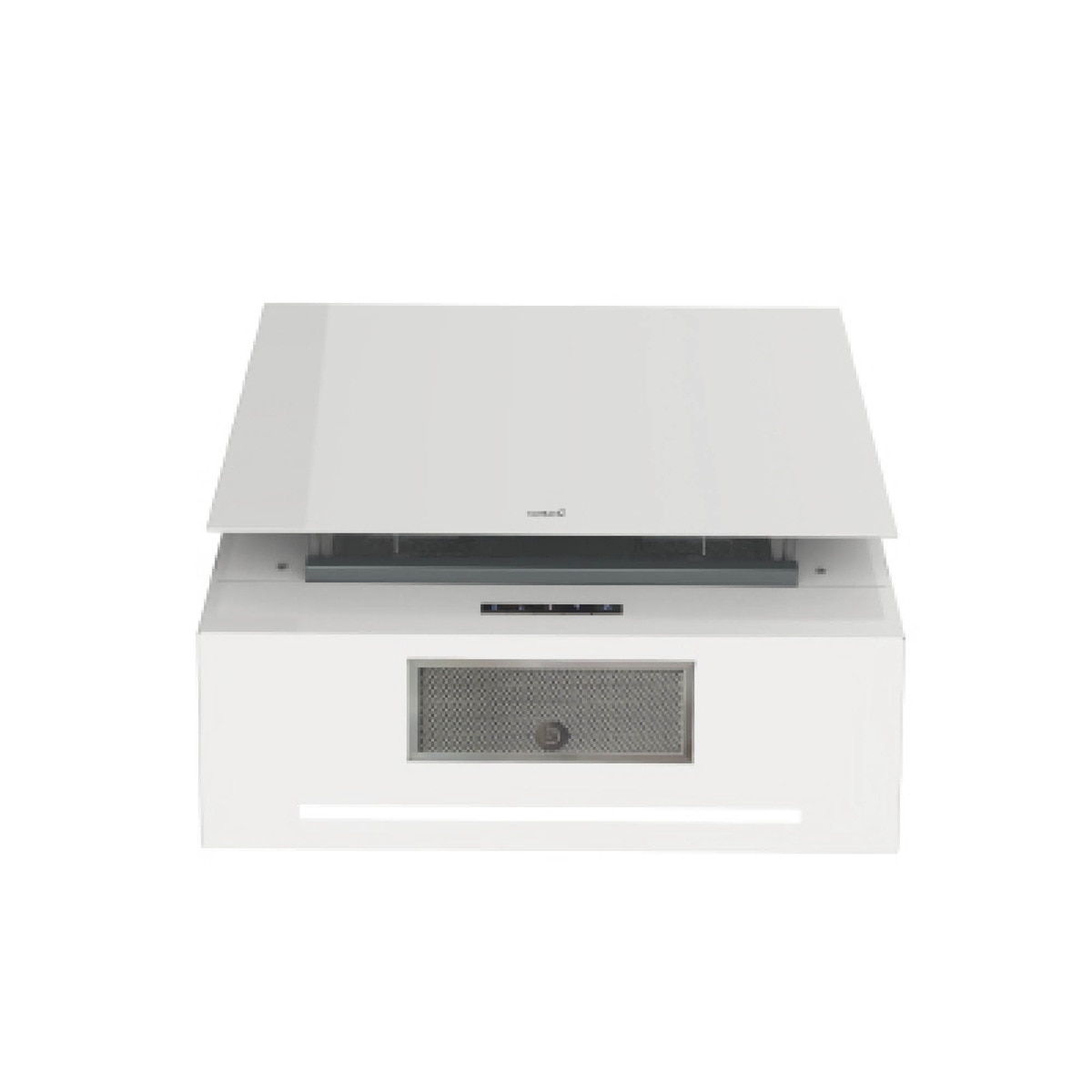 Campana decorativa Cata 3 velocidades + 1 turbo - THALASSA 600GWH /G Cristal blanco-6