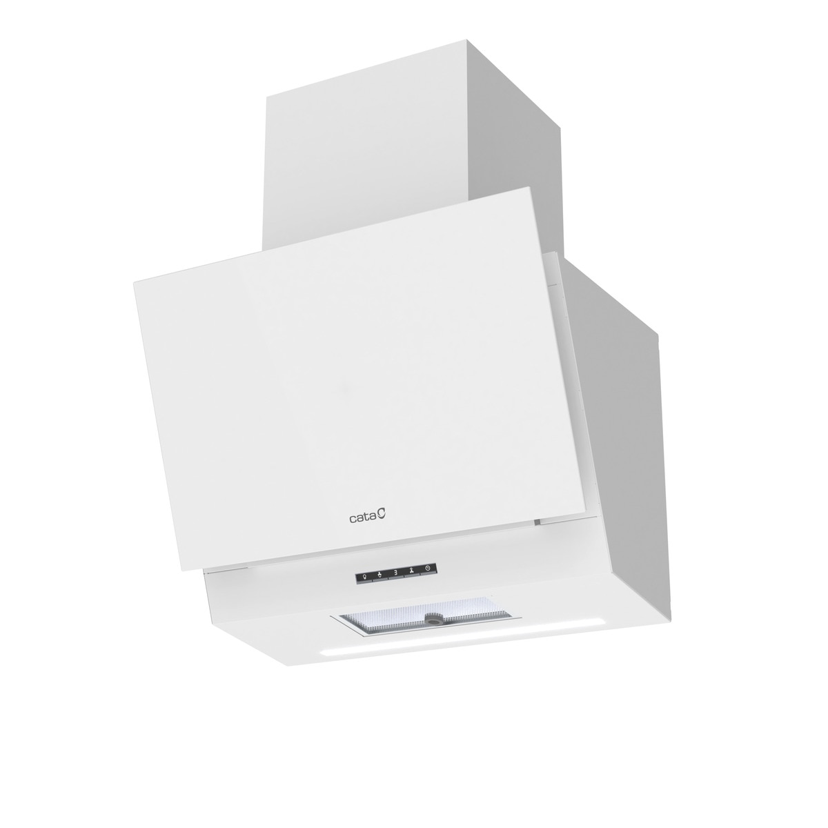 Campana decorativa Cata 3 velocidades + 1 turbo - THALASSA 600GWH /G Cristal blanco-8