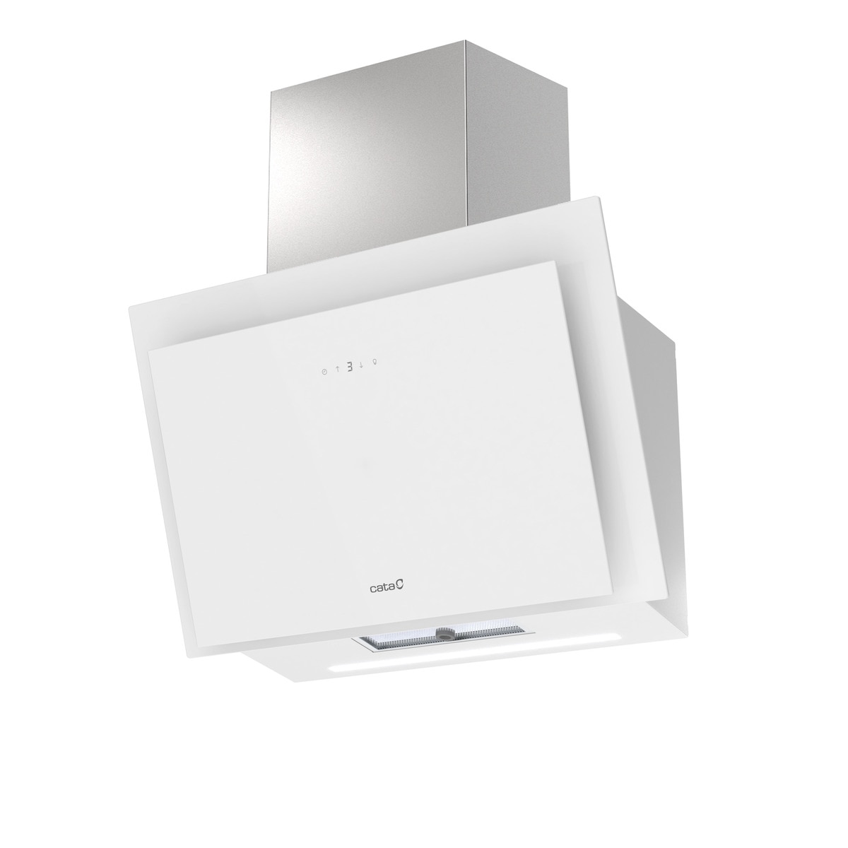 Campana decorativa Cata 3 velocidades + 1 turbo - THALASSA 700GWH /G Cristal blanco-12