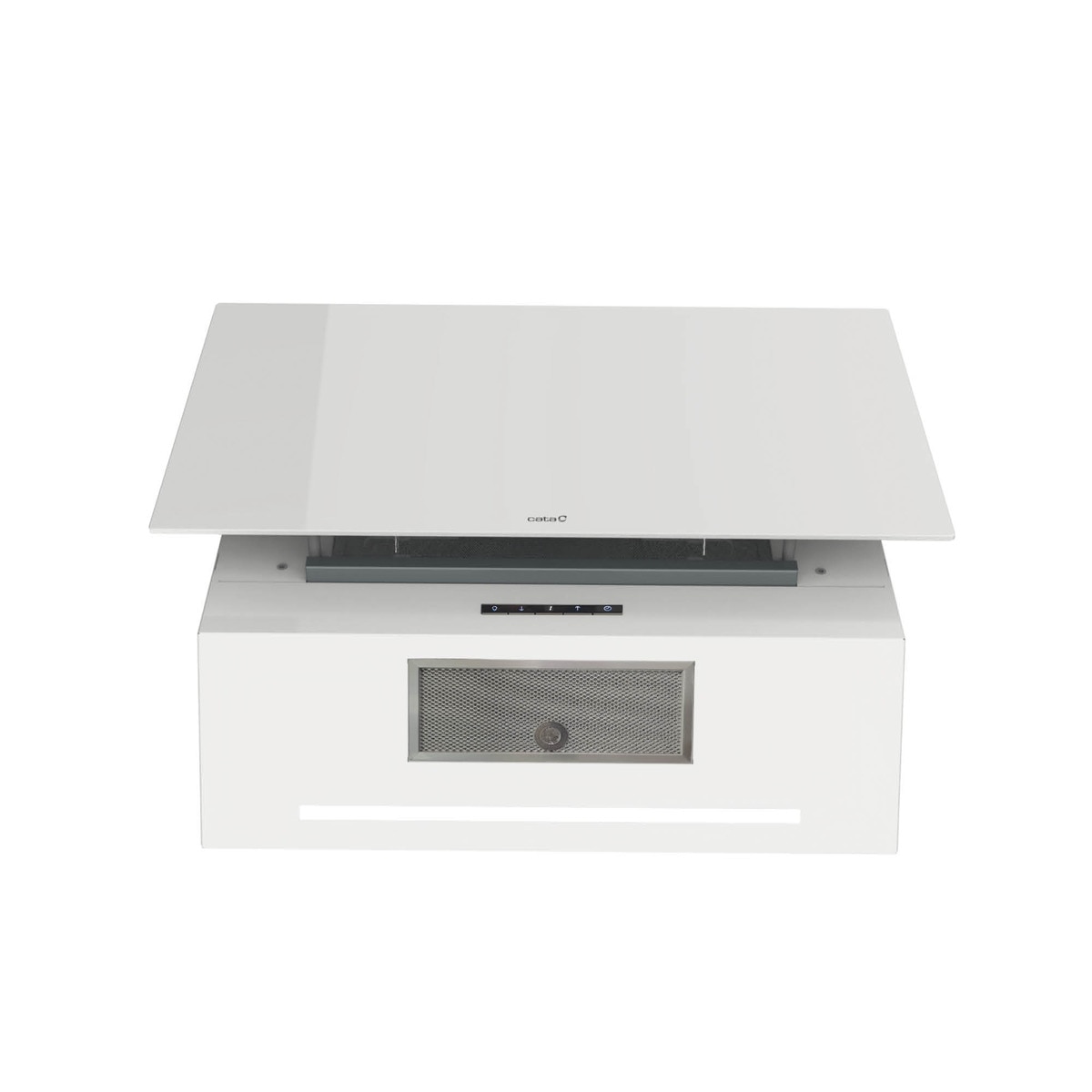 Campana decorativa Cata 3 velocidades + 1 turbo - THALASSA 700GWH /G Cristal blanco-11