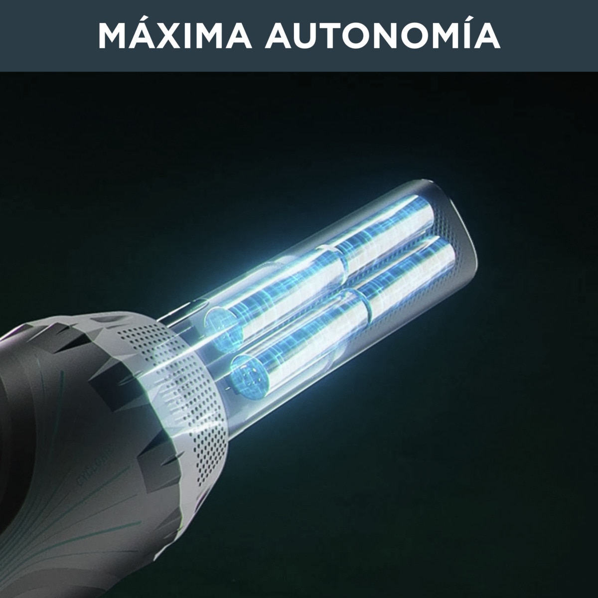 Aspirador de escoba recargable Rowenta Nano Essent Turquesa / Plata-2