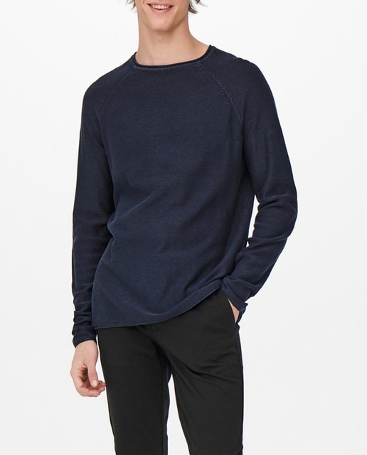 Imagen 0 de Jersey de hombre con cuello caja