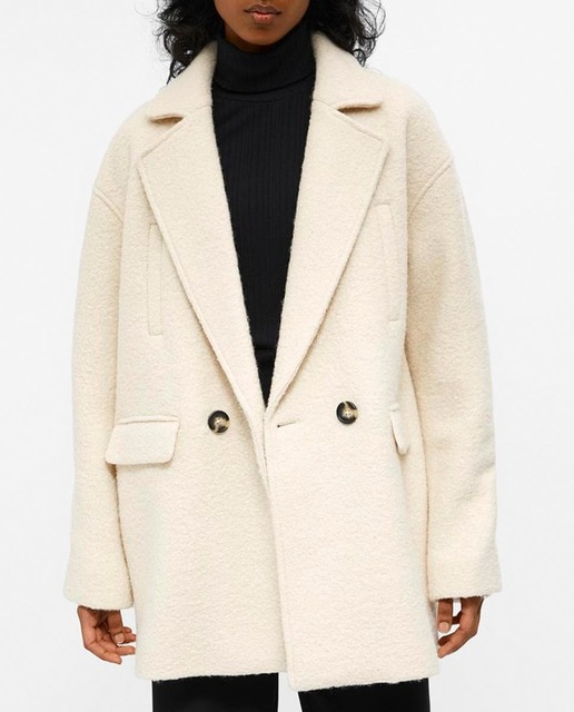 Imagen 0 de Abrigo de mujer cruzado de paño