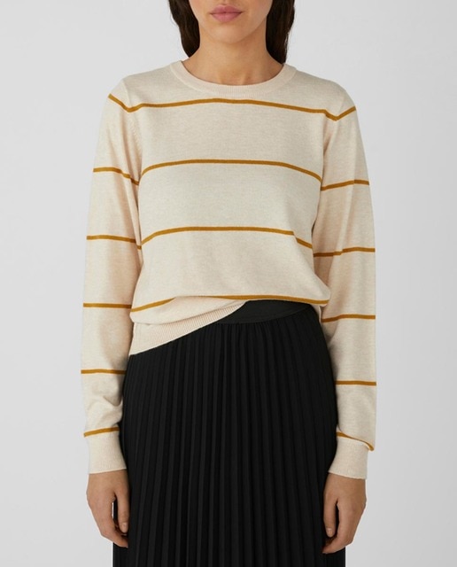 Imagen 0 de Jersey de mujer de punto con cuello redondo