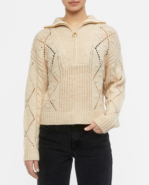 Imagen 0 de Jersey de mujer corto con cremallera