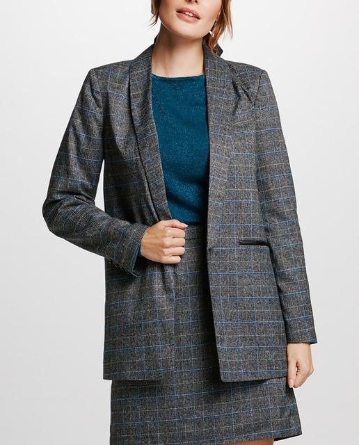Imagen 0 de Blazer de mujer cuadros