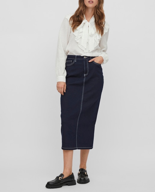 Imagen 0 de Falda denim midi
