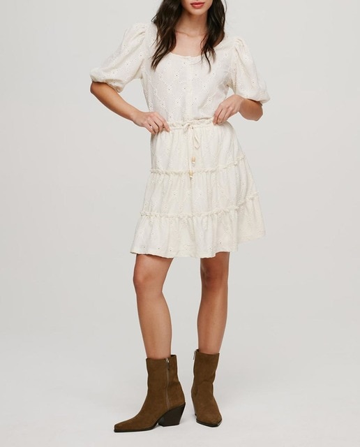 Imagen 0 de Top de mujer manga 2/3 bordado