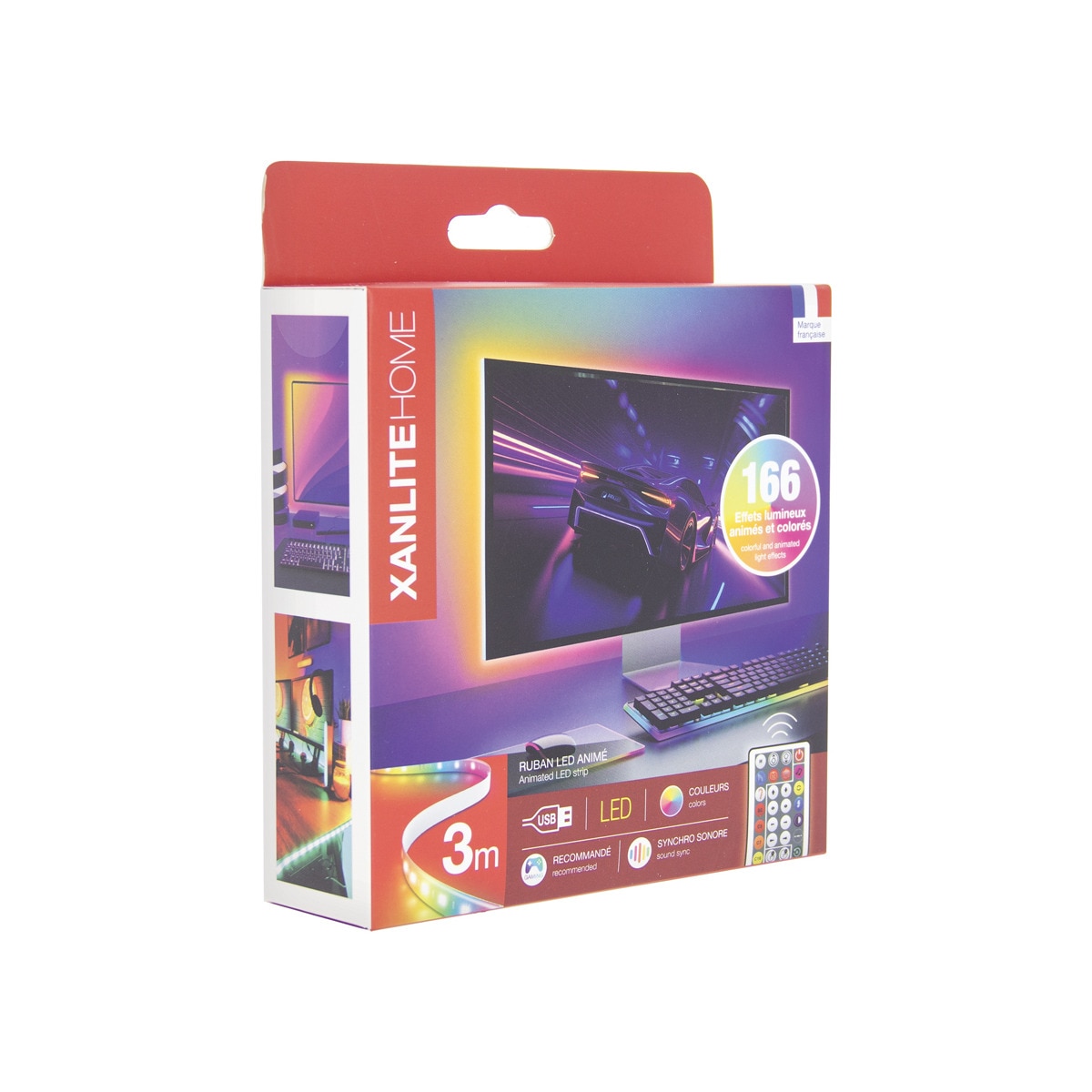 Tira de Luz LED RGB Digital 3 m Multicolor-6