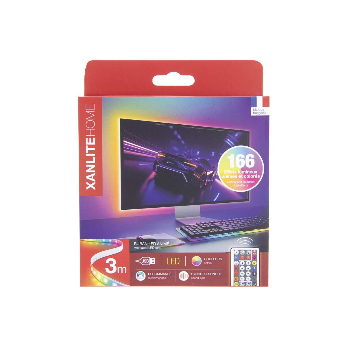 Tira de Luz LED RGB Digital 3 m Multicolor-3