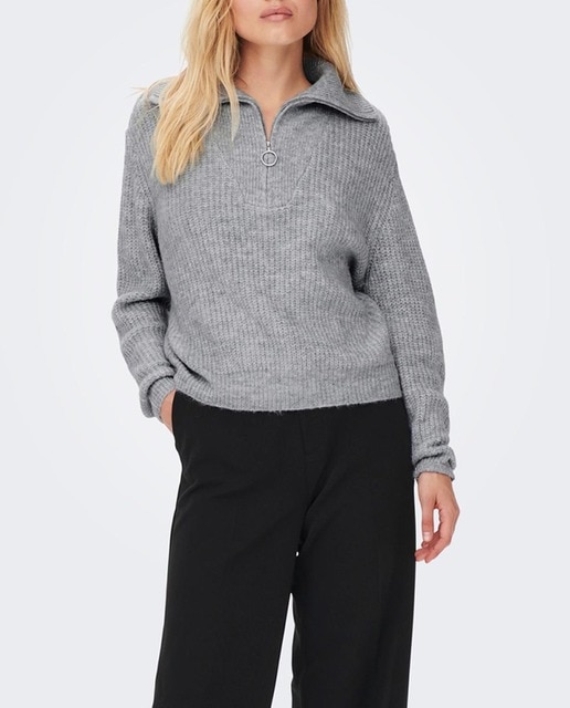 Imagen 0 de Jersey de mujer de manga larga y cuello de polo
