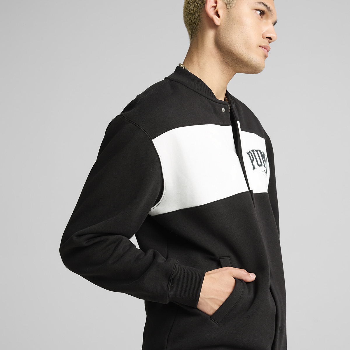 Casaco de Homem Squad Bomber Jacket FL Preto-4