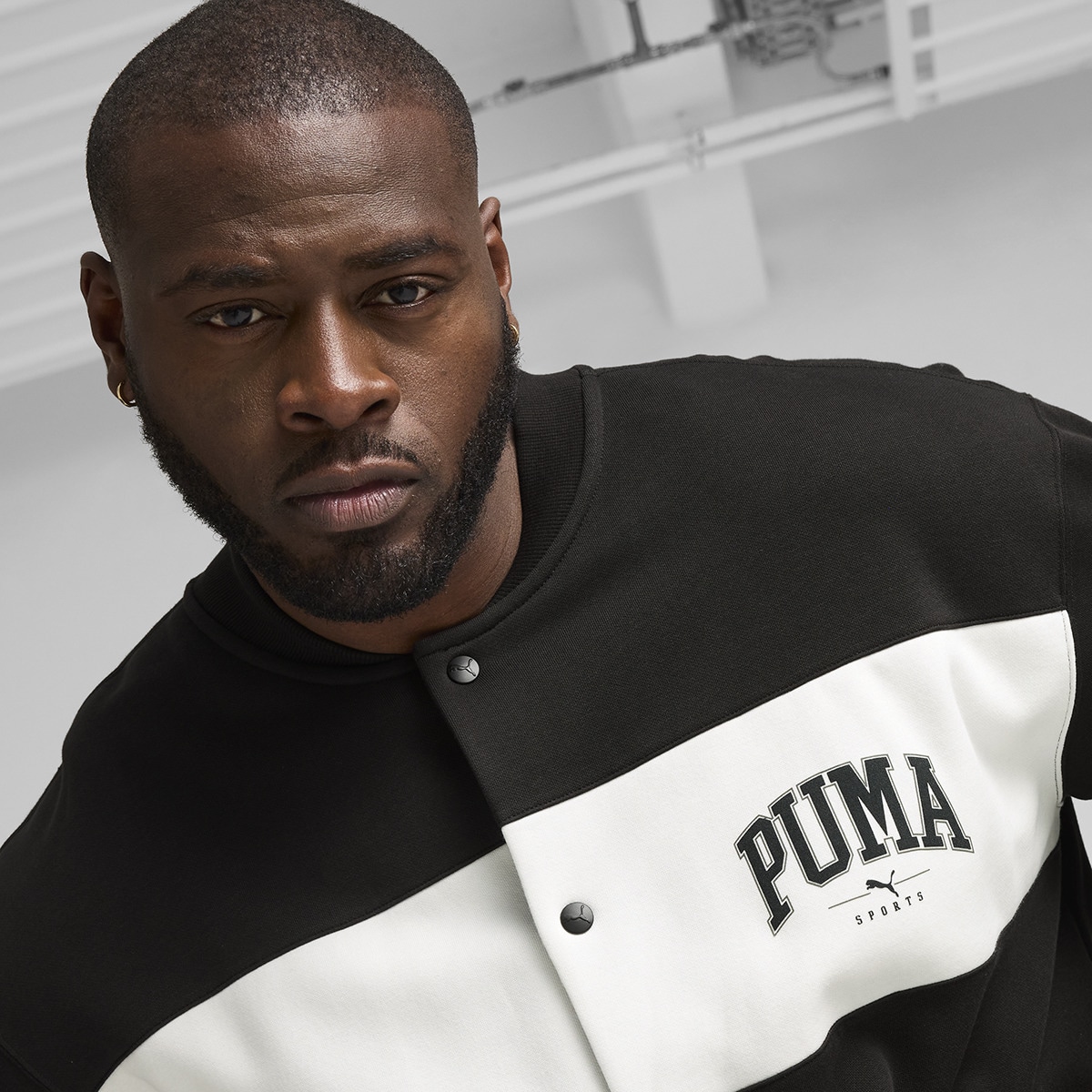 Casaco de Homem Squad Bomber Jacket FL Preto-3